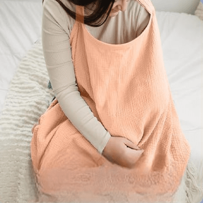 Cape d'allaitement - BreastfeedingCover™ - Peche - Kiabebe