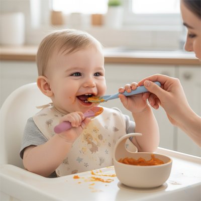 Cuillère bébé | Ergonomique - Kiabebe