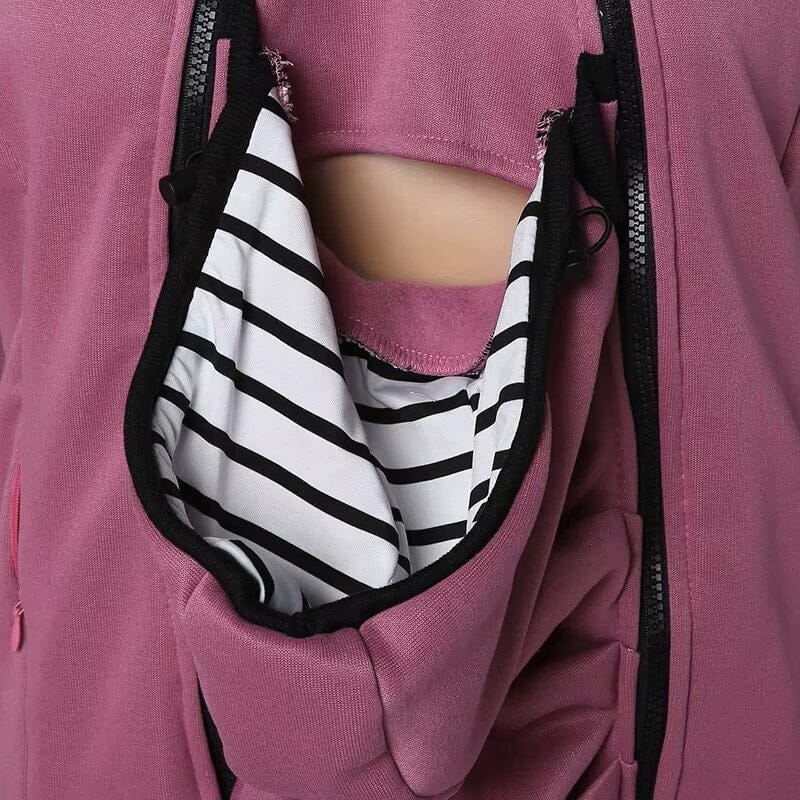 Manteau Maternité - NestHoodie™ - Rose - Kiabebe
