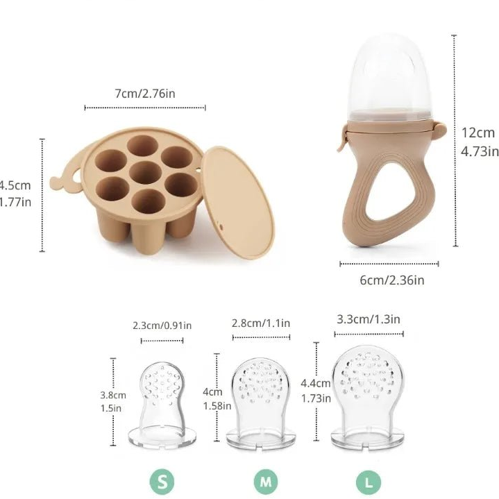 5PCS de grignoteuse en silicone