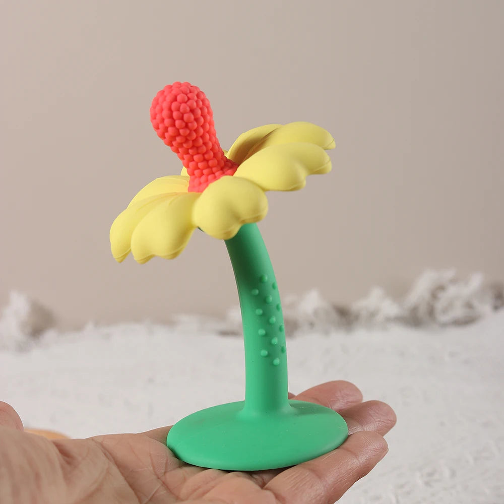 Anneau de dentition vert pour bébé