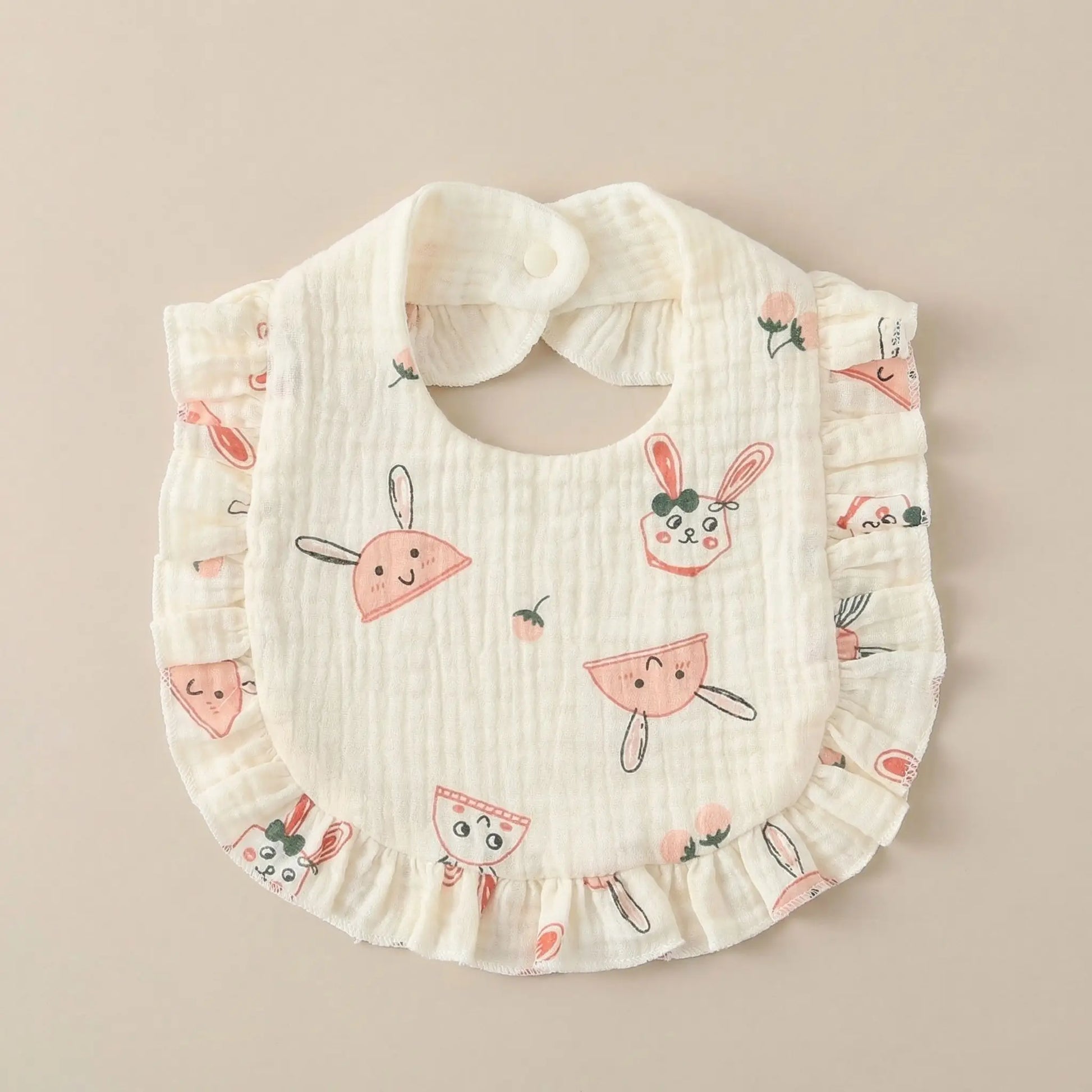 Bavoir en coton absorbant
