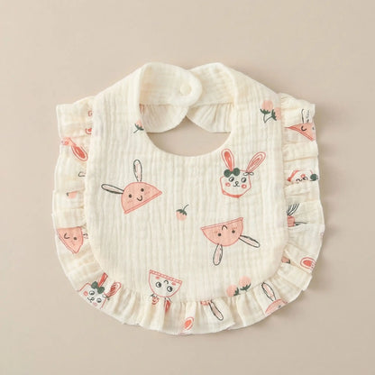 Bavoir en coton absorbant