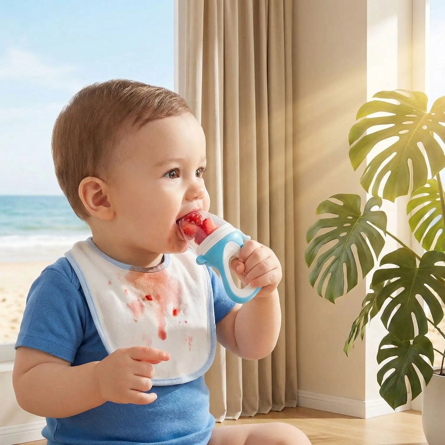 Grignoteuse pour bébé en silicone
