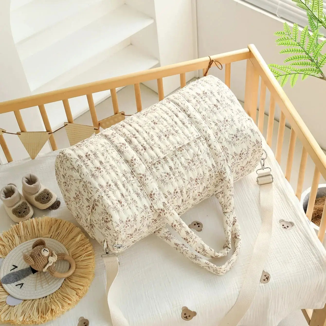 Sac à langer blanc pour bebe