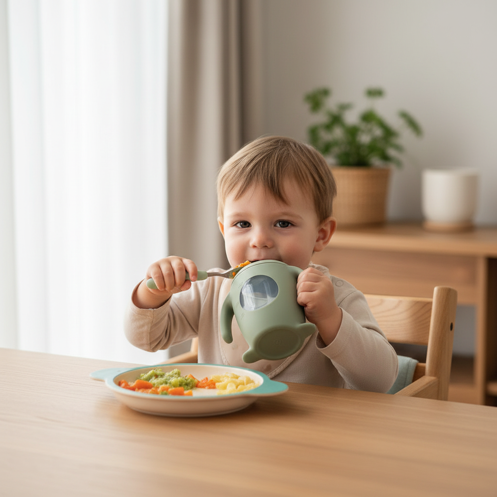 Verre pour bébé en silicone
