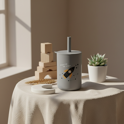 Verre pour bébé fusée en silicone