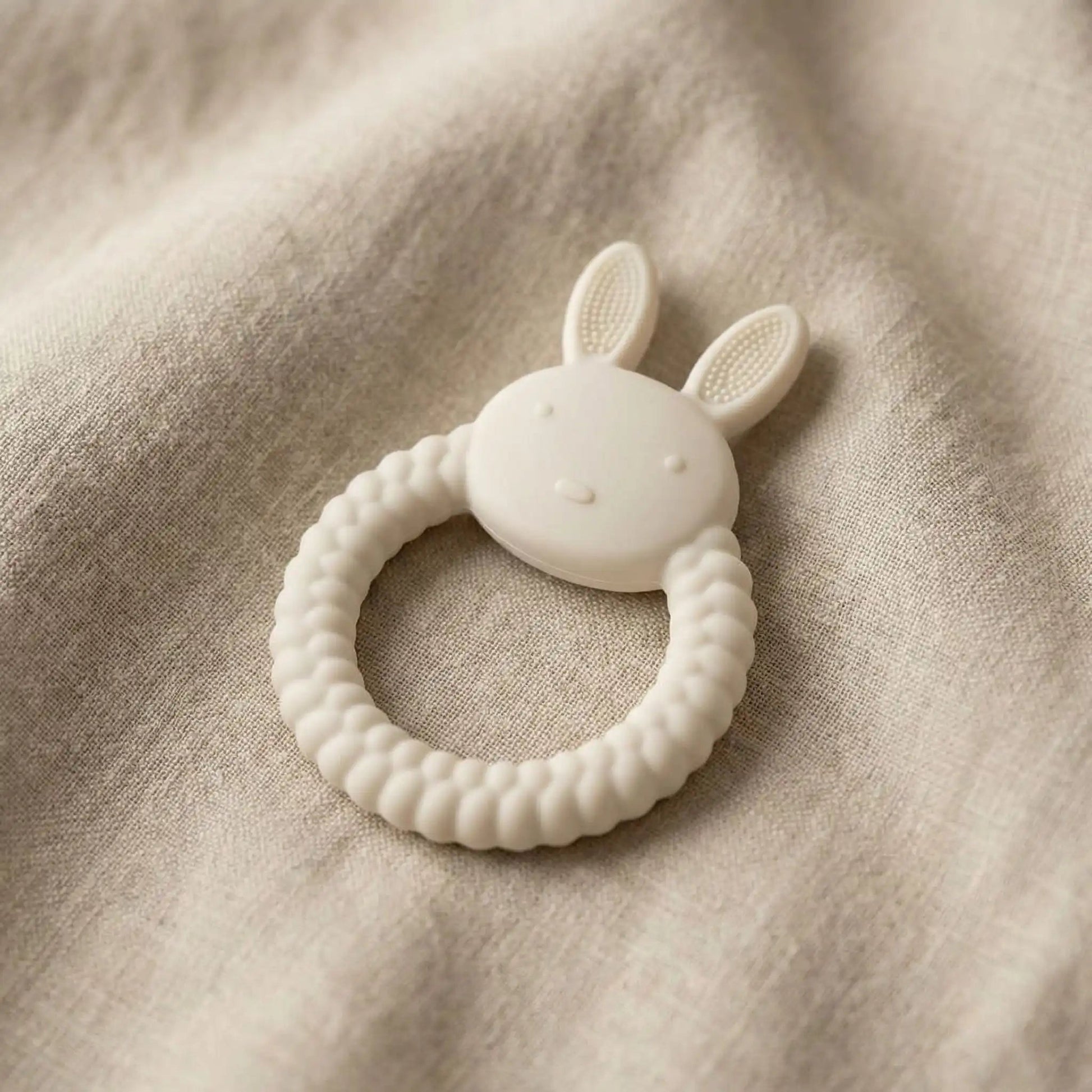 Anneau de dentition | Apaisant Silicone Naturel - Kiabebe