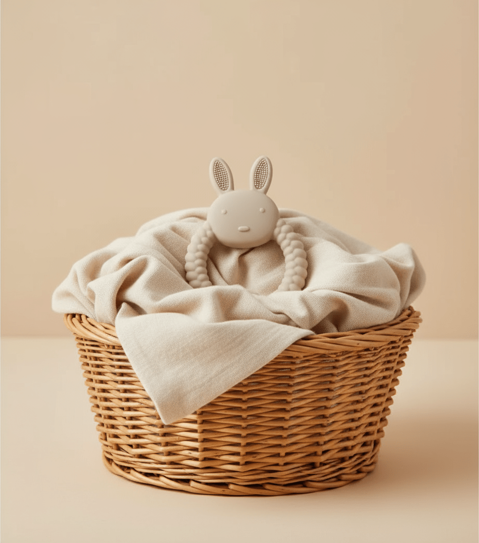 Anneau de dentition | Apaisant Silicone Naturel - Kiabebe