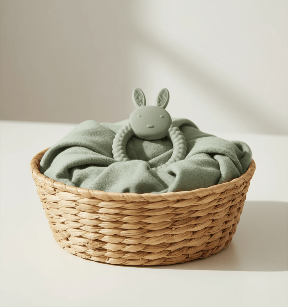 Anneau de dentition | Apaisant Silicone Naturel - Kiabebe