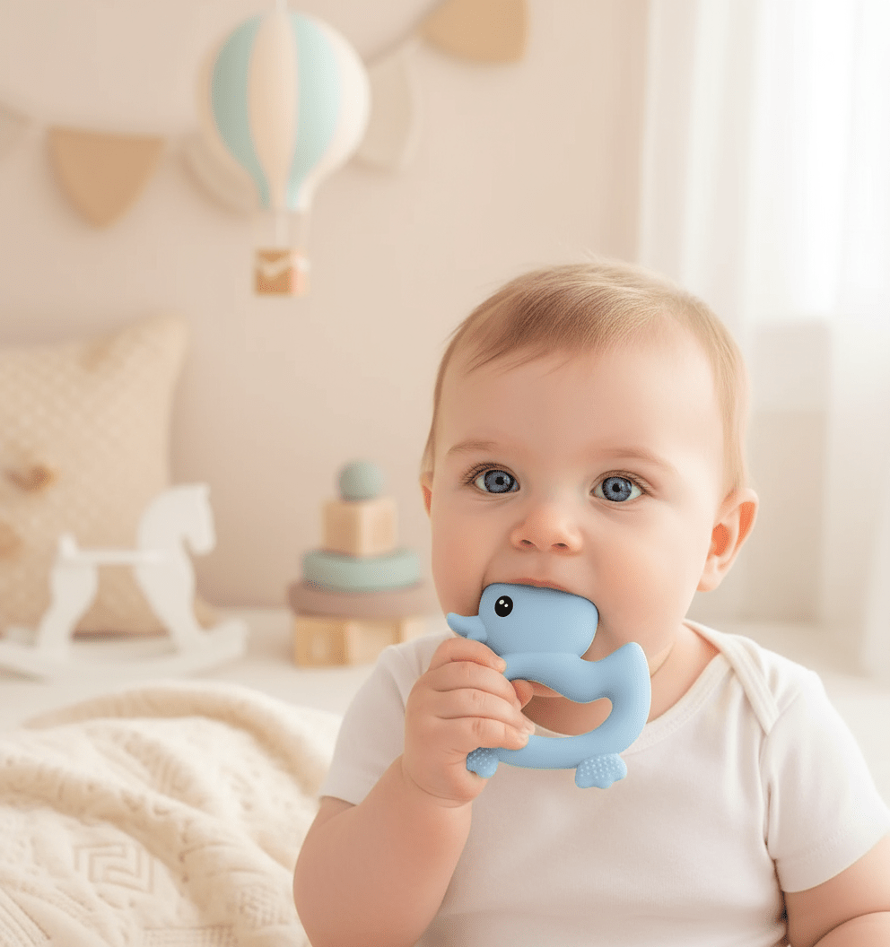 Anneau de Dentition Bébé en Silicone | Soulage les Gencives - Kiabebe - Kiabebe