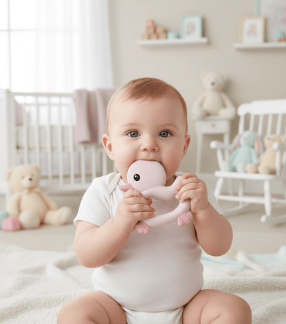 Anneau de Dentition Bébé en Silicone | Soulage les Gencives - Kiabebe - Kiabebe