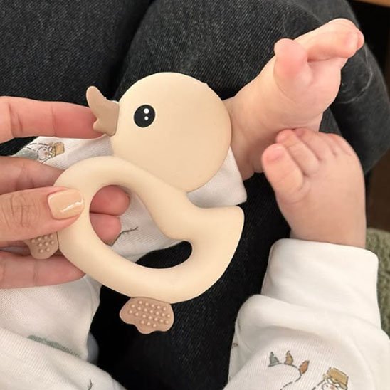 Anneau de Dentition Bébé en Silicone | Soulage les Gencives - Kiabebe - Kiabebe