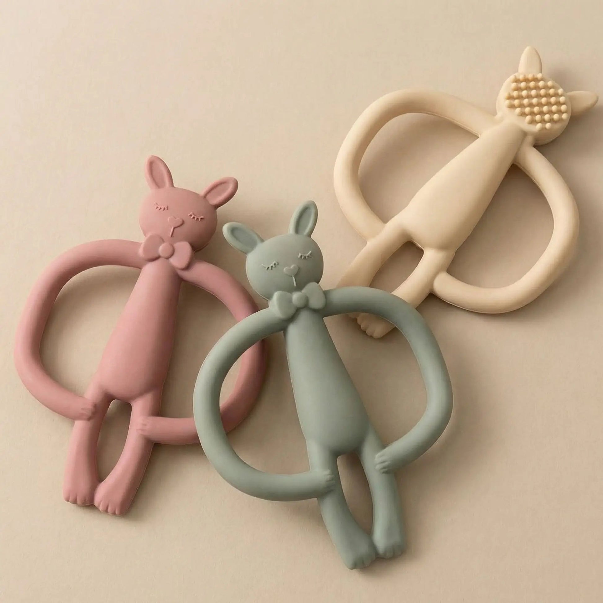 Anneau de dentition Bébé en Slicone | Naturel & Non Toxique - Kiabebe