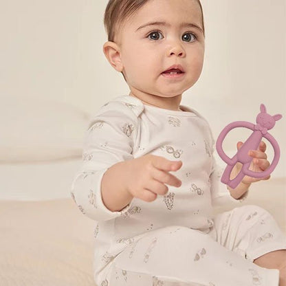 Anneau de dentition Bébé en Slilicone | Naturel & Non Toxique - Kiabebe