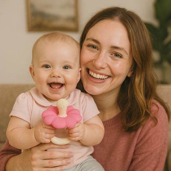 Anneau dentition bébé | Apaisant Naturel - Kiabebe