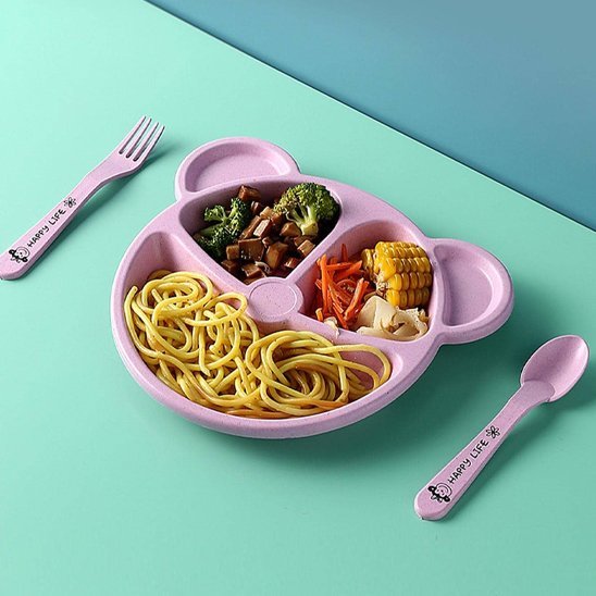 Assiette bébé en silicone | Sans BPA - Kiabebe