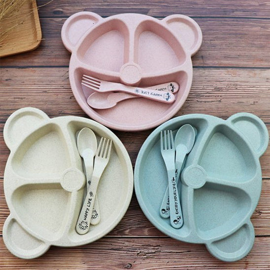 Assiette bébé en silicone | Sans BPA - Kiabebe