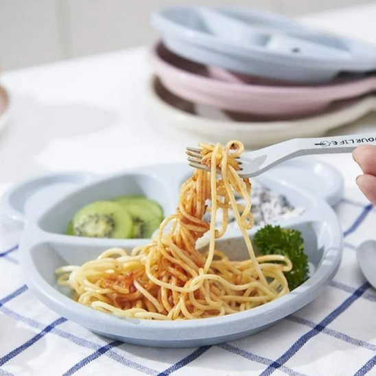 Assiette bébé en silicone | Sans BPA - Kiabebe