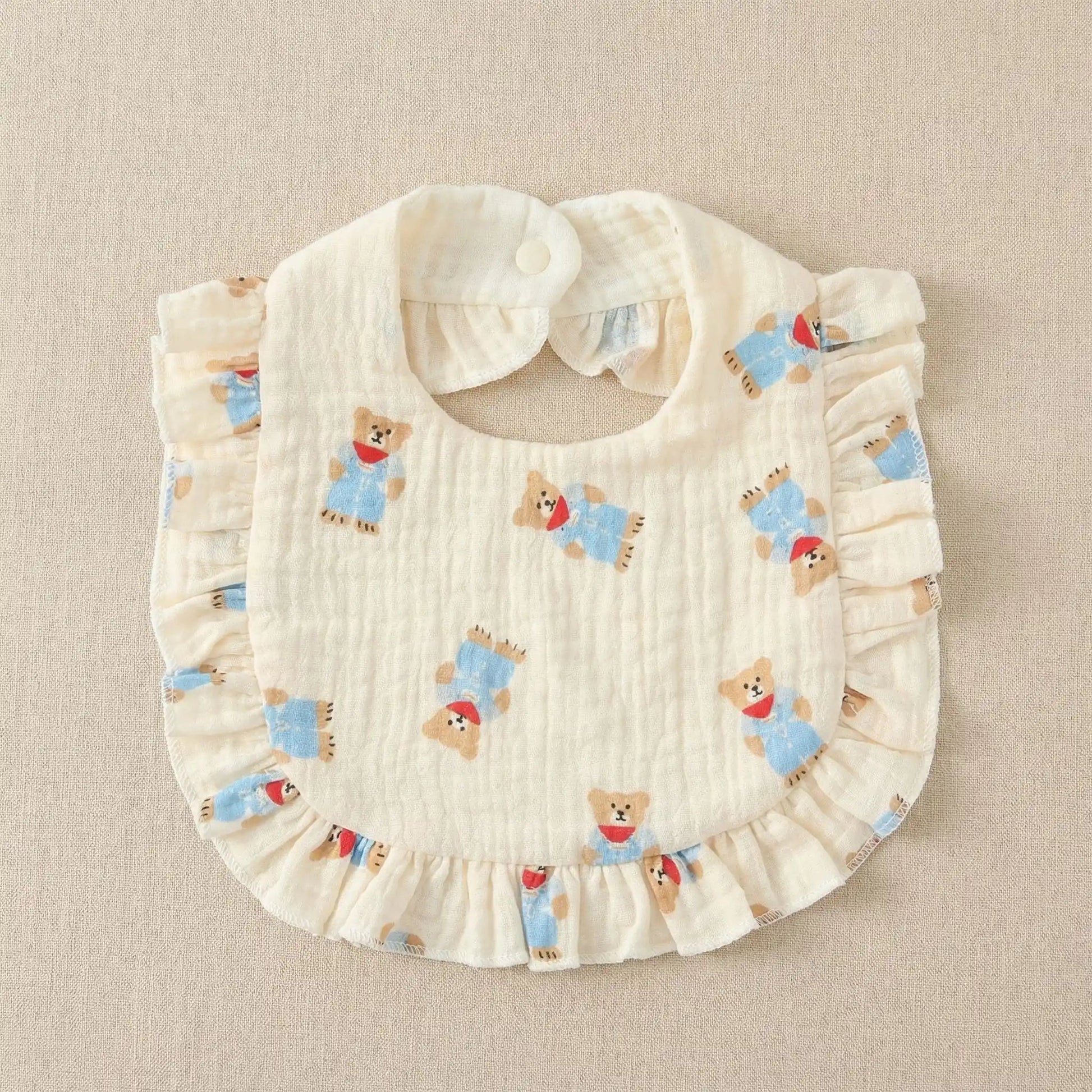 Bavoir | Coton Ultra - Doux Motifs Animaux - Kiabebe