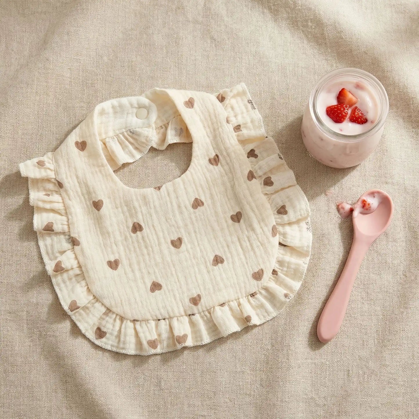 Bavoir en coton | Douceur Naturelle - Kiabebe