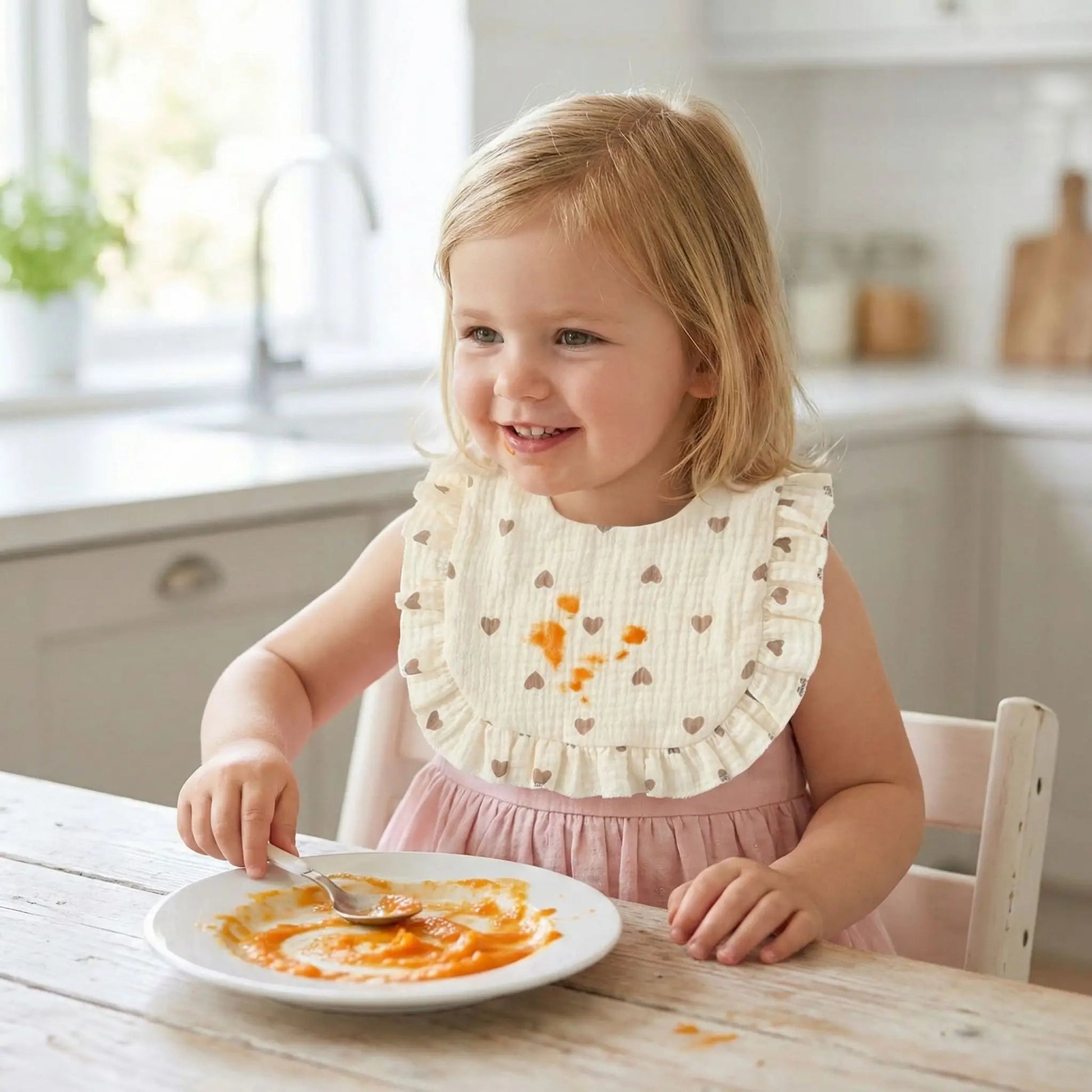 Bavoir en coton | Douceur Naturelle - Kiabebe