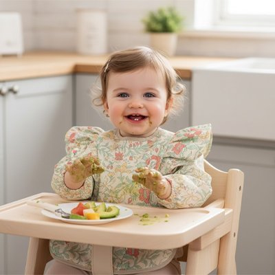 Bavoir manche longue imperméable | Confortbébé - Kiabebe