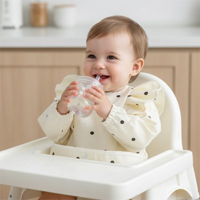 Bavoir manche longue imperméable | Confortbébé - Kiabebe