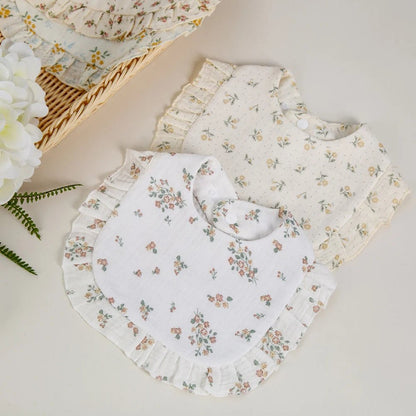 Bavoirs | Coton Doux Motifs Floraux| Kiabebe - Kiabebe