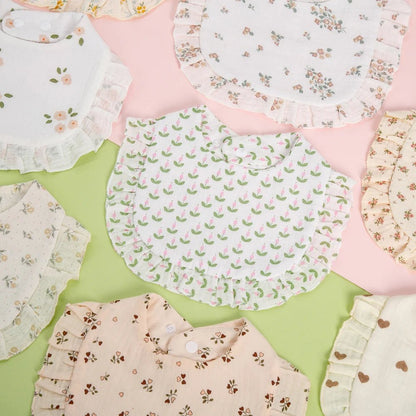 Bavoirs | Coton Doux Motifs Floraux| Kiabebe - Kiabebe