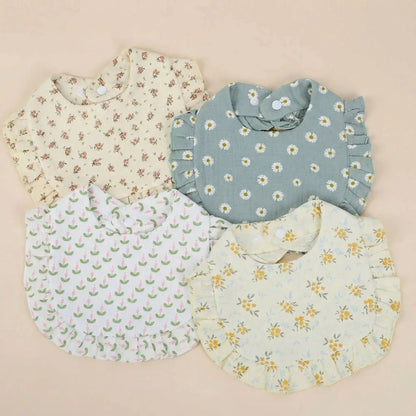 Bavoirs | Coton Doux Motifs Floraux| Kiabebe - Kiabebe