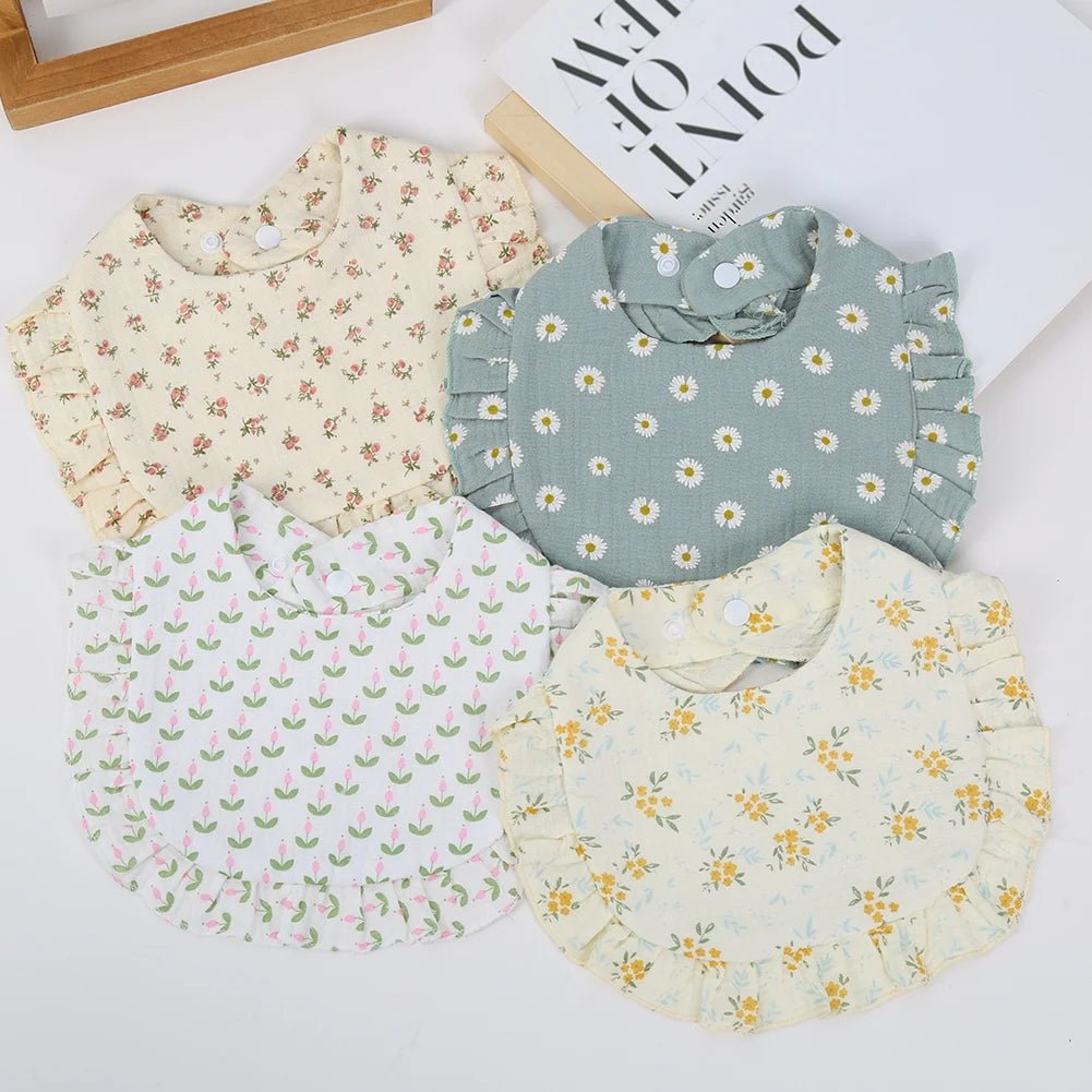 Bavoirs | Coton Doux Motifs Floraux| Kiabebe - Kiabebe