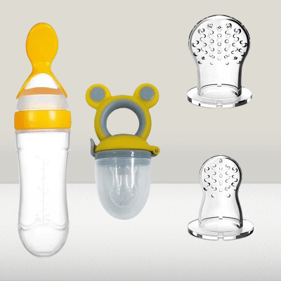 Biberon cuillère - NewBabyFeedingBottle™ - Jaune - Kiabebe