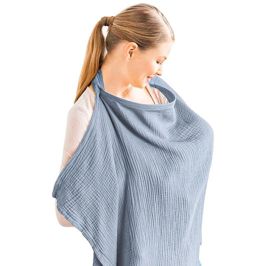 Cape d'allaitement - BreastfeedingCover™ - Bleu Ciel - Kiabebe