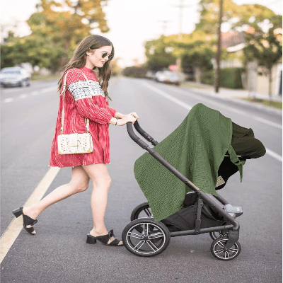 Cape d'allaitement - BreastfeedingCover™ - Vert - Kiabebe