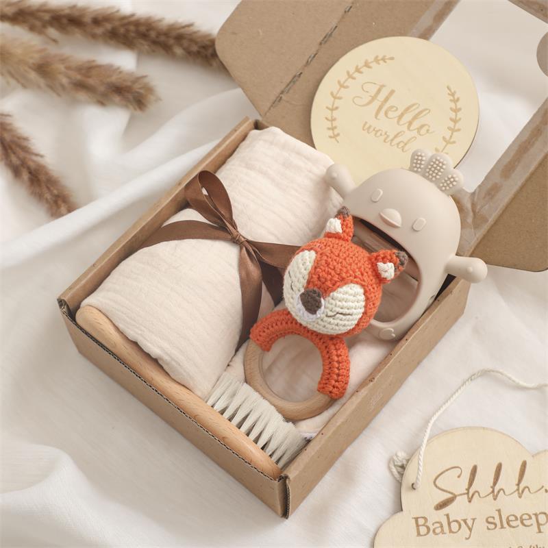 Coffret cadeau bébé pour nouveau - né | Naturel Essentiel | Kiabebe - Kiabebe