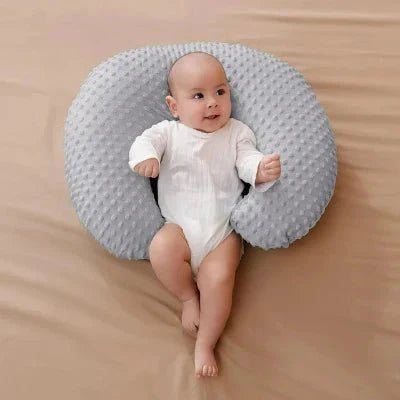 Coussin d'Allaitement - MamiCuddle™ - Gris - Kiabebe