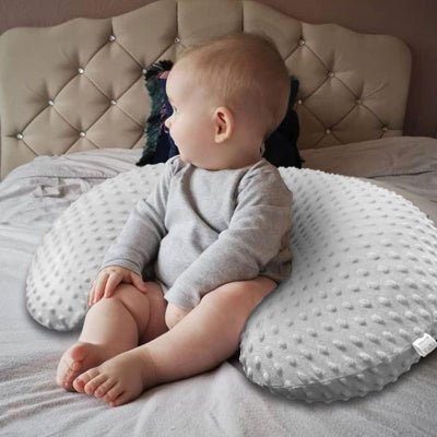 Coussin d'Allaitement - MamiCuddle™ - Gris - Kiabebe