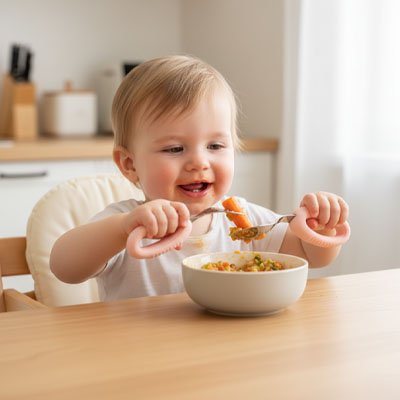 Couvert pour votre bébé​ rose