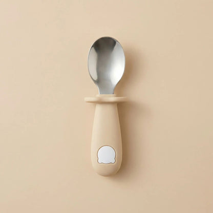 Couvert pour Bébé Ergonomique en Silicone | SiliJoy - Apprentissage Autonome | Kiabebe - Kiabebe