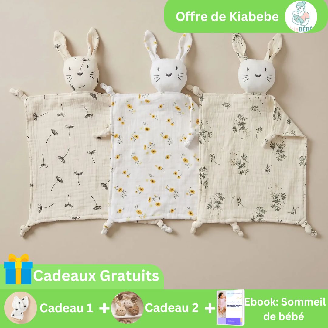 Doudou lapin | Ultra - doux - Kiabebe