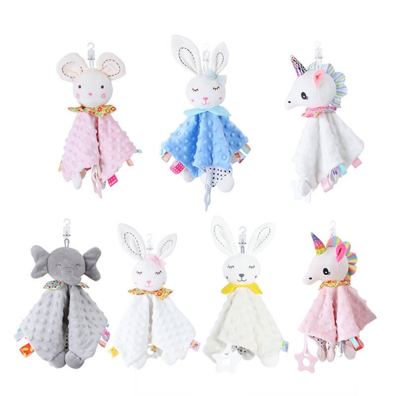 Doudou Licorne Rose avec Anneau de Dentition - Apaisant & Sécurisant | Kiabebe - Kiabebe