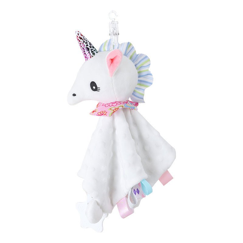 Doudou Licorne Rose avec Anneau de Dentition - Apaisant & Sécurisant | Kiabebe - Kiabebe