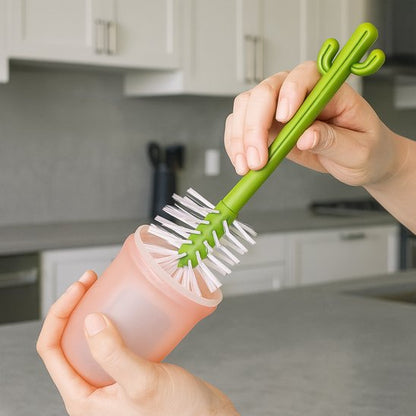 Goupillon biberon en forme de cactus