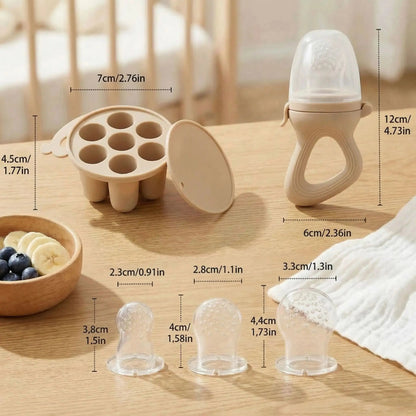 Grignoteuse bébé sans BPA | Set de 3 tétines - Kiabebe