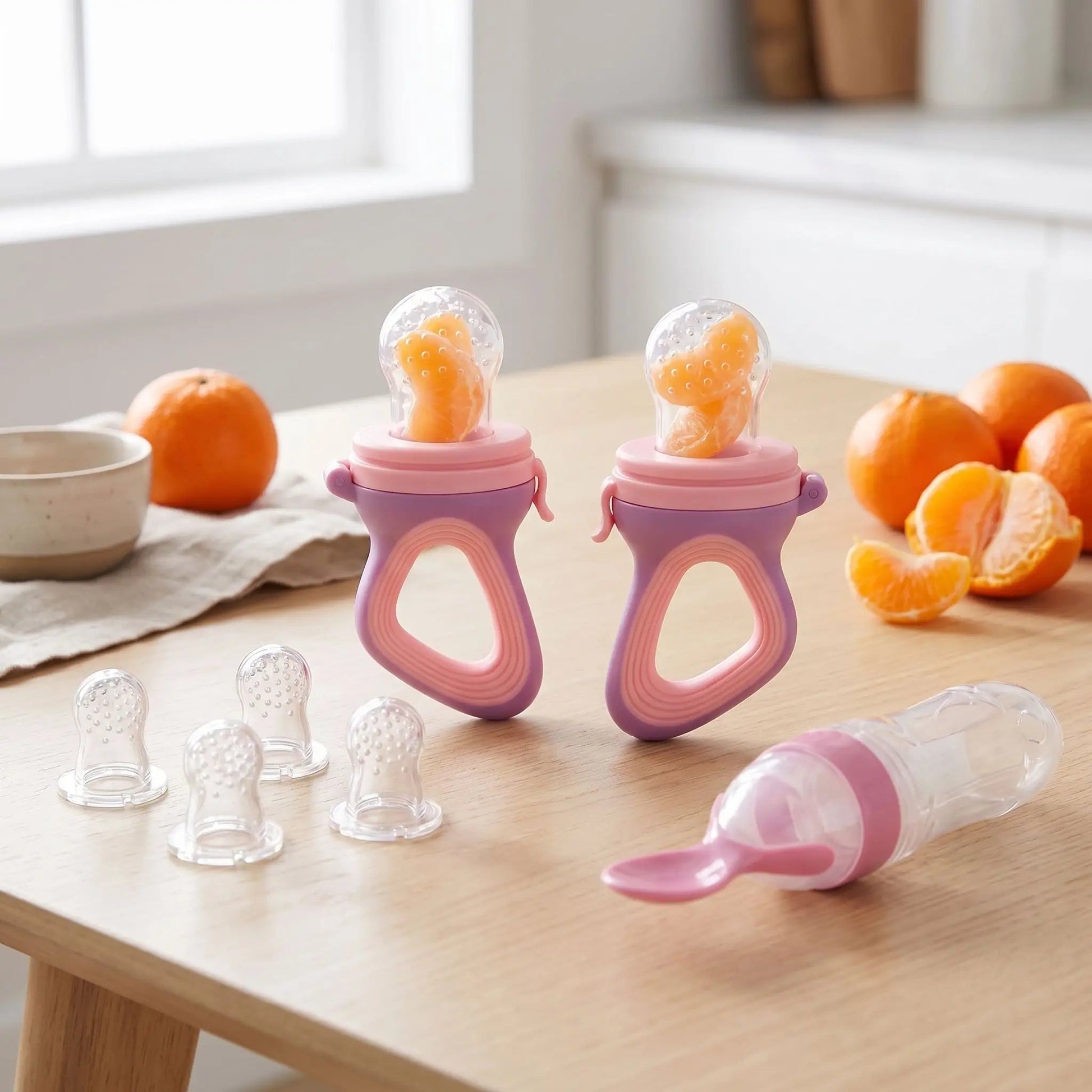 Lot de grignoteuse bébé | Silicone sans BPA - Kiabebe