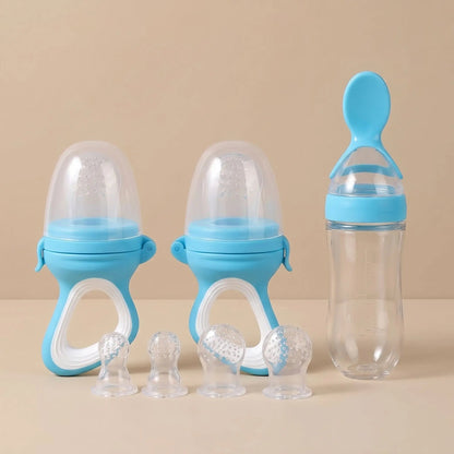Lot de Grignoteuses Bébé Silicone | Anti - Étouffement - Kiabebe