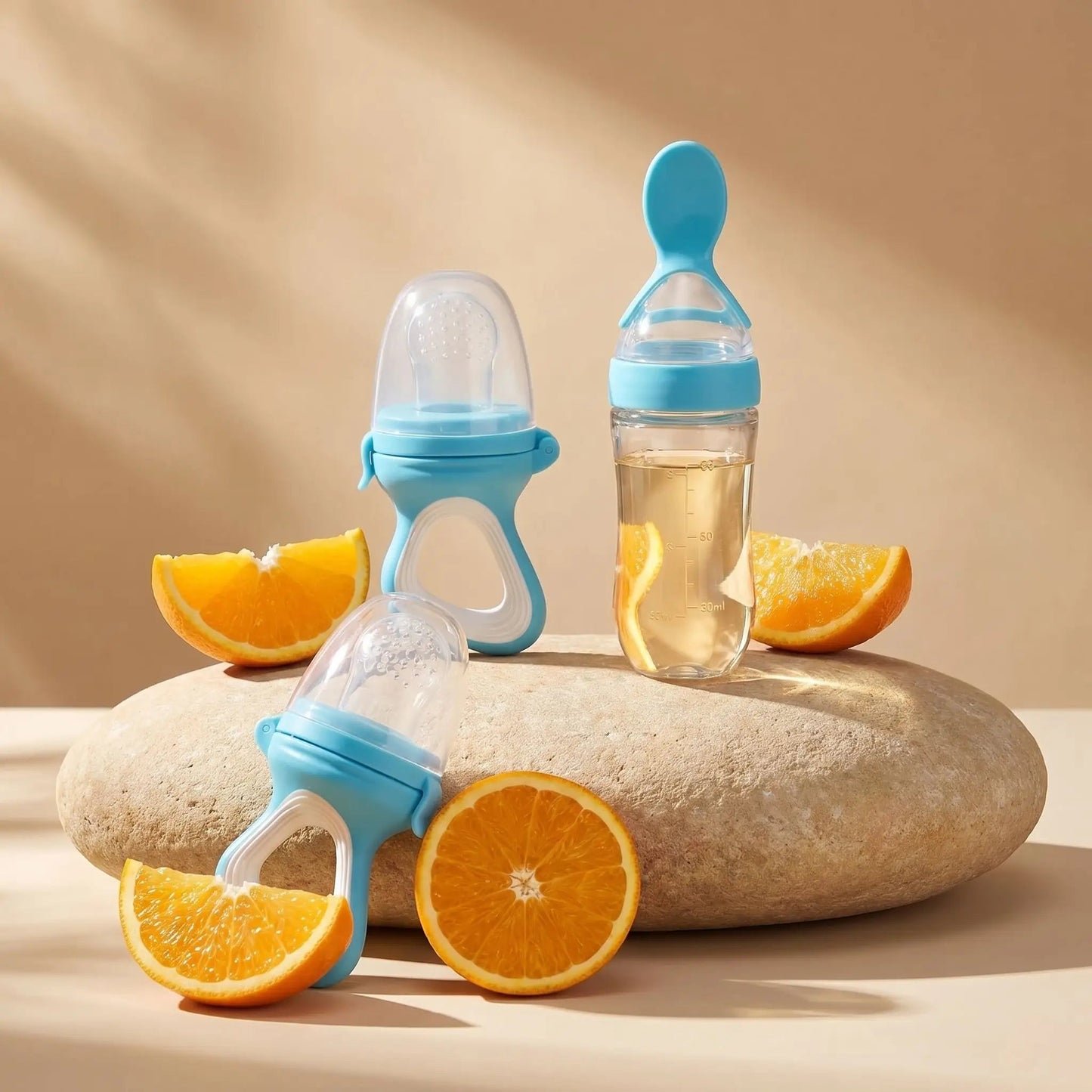 Lot de Grignoteuses Bébé Silicone | Anti - Étouffement - Kiabebe