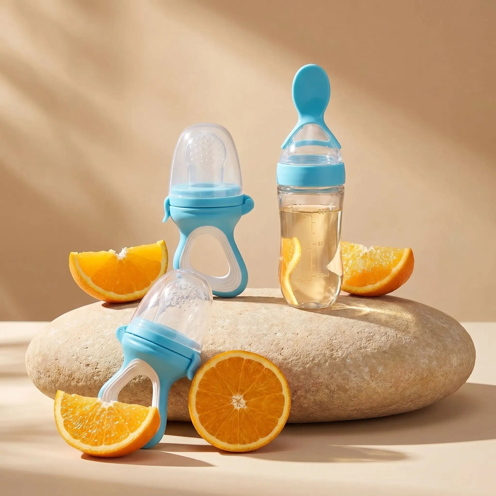 Lot de Grignoteuses Bébé Silicone | Anti - Étouffement - Kiabebe