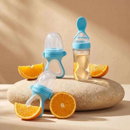 Lot de Grignoteuses Bébé Silicone | Anti - Étouffement - Kiabebe